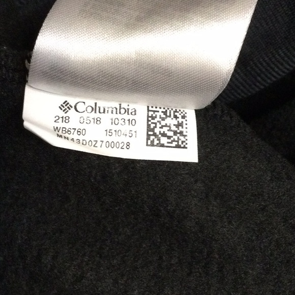 Columbia Sportswear Company Boys Large like NEW Condition black Fleece - Picture 8 of 11